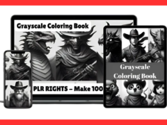 GrayScale-Coloring-Book-PLR Review