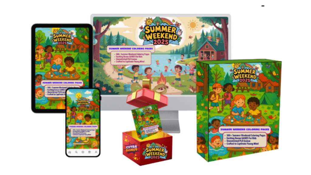 Summer-Coloring-Pages-(PLR)